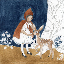 Load image into Gallery viewer, "The Fawn & the Girl" Print on Paper