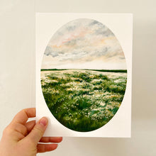 Load image into Gallery viewer, "Field, Flower & Sky" Print on Paper