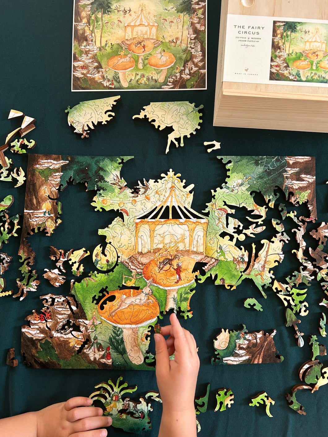 The Fairy Circus Wooden Puzzle