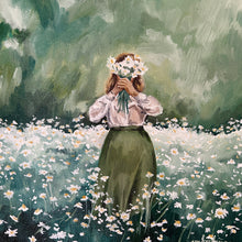 Load image into Gallery viewer, Girl With Flowers: In The Forest
